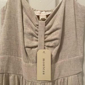 Monteau Strap Jumpsuit Size XS 30% Linen